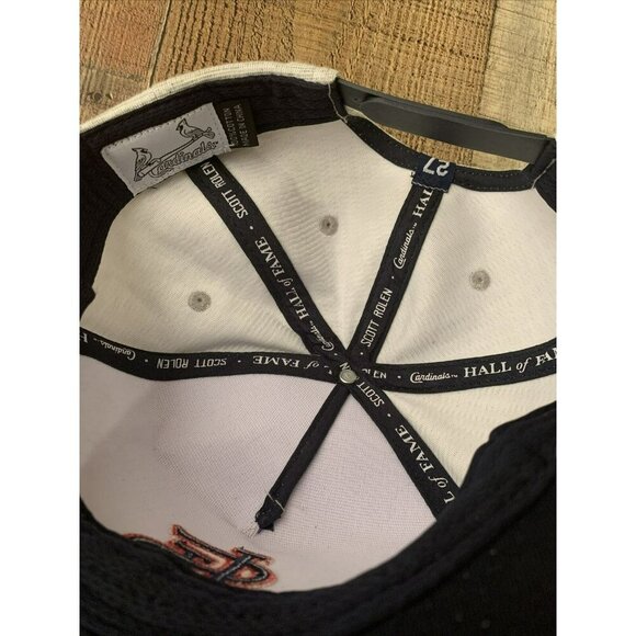 St. Louis Cardinals Baseball #27 Scott Rolen Hall Of Fame Snapback Hat - Picture 4 of 8